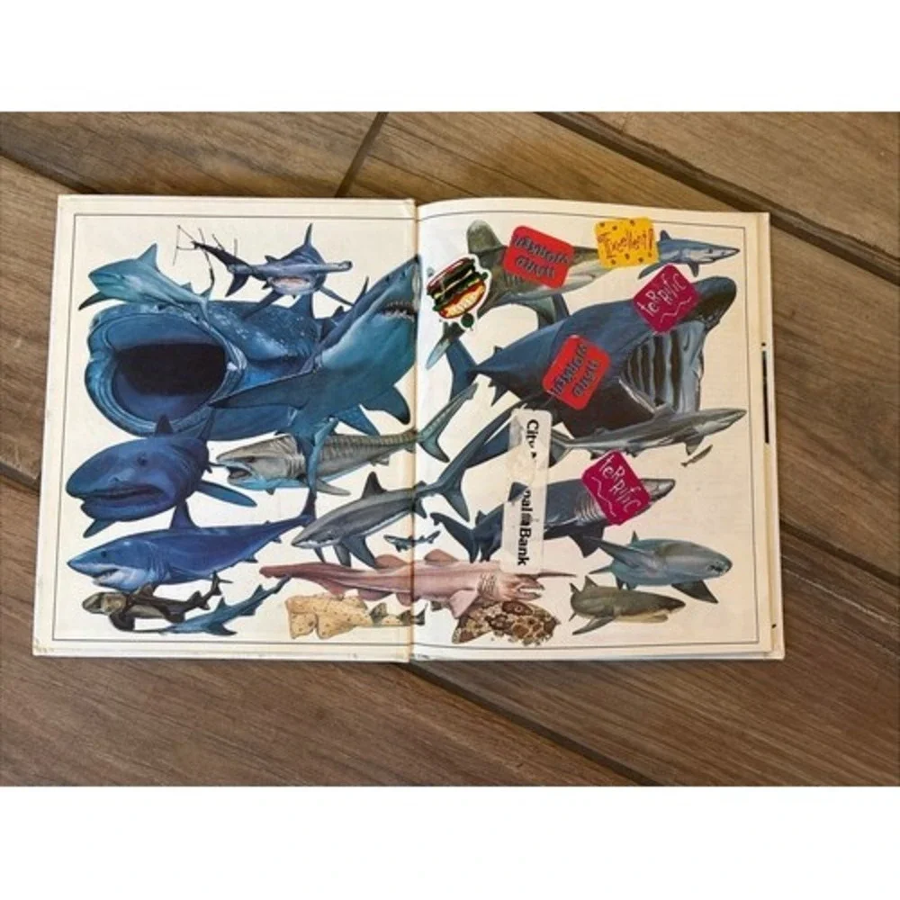 Eyes on Nature Sharks Kids Books Incorporated 1995 Hard Cover‎ Book Pre-owned